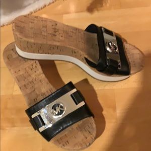 Michael Kors platform slides